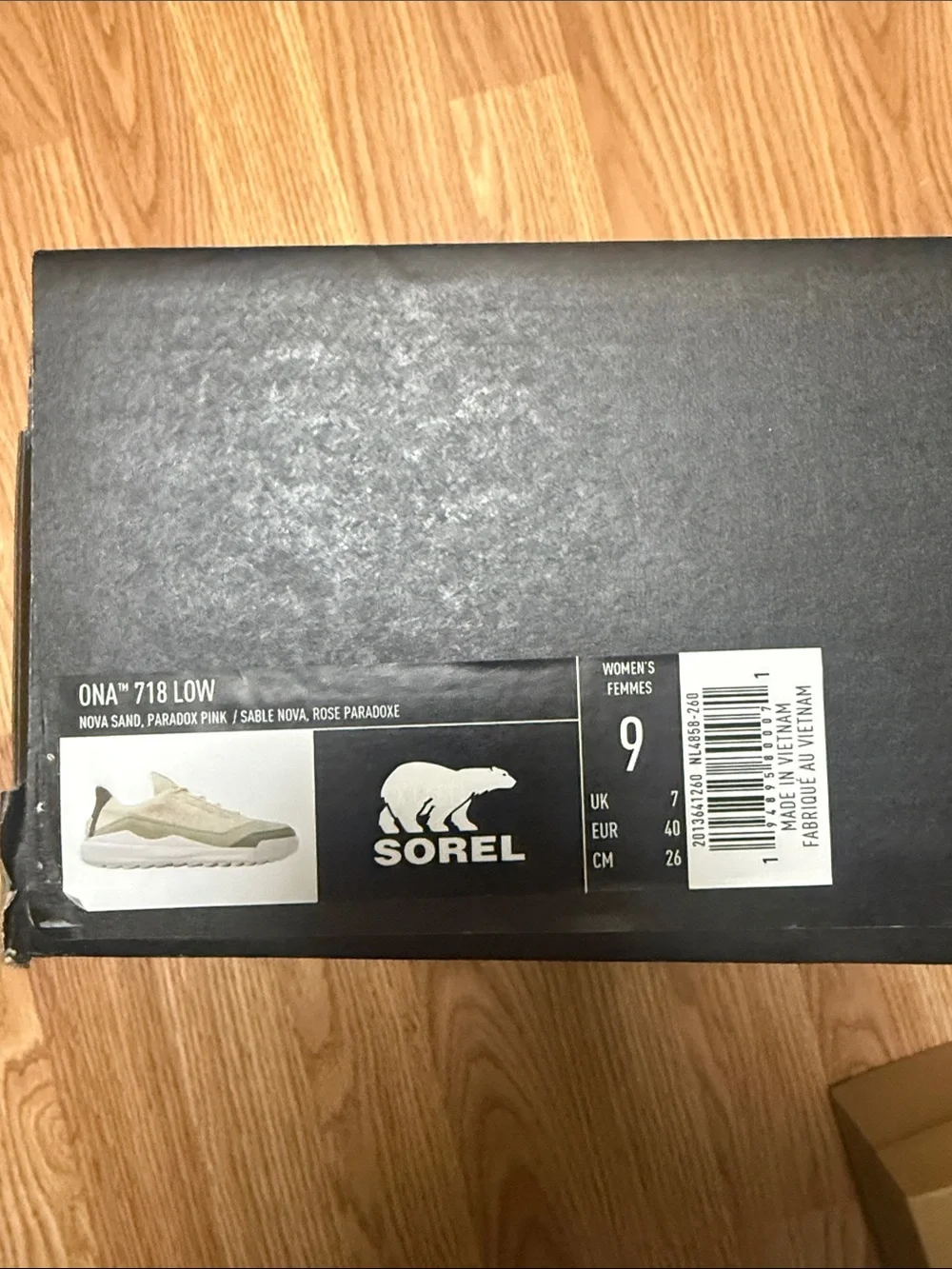 Sorel Women's Peach and Tan Lace-Up Sneakers